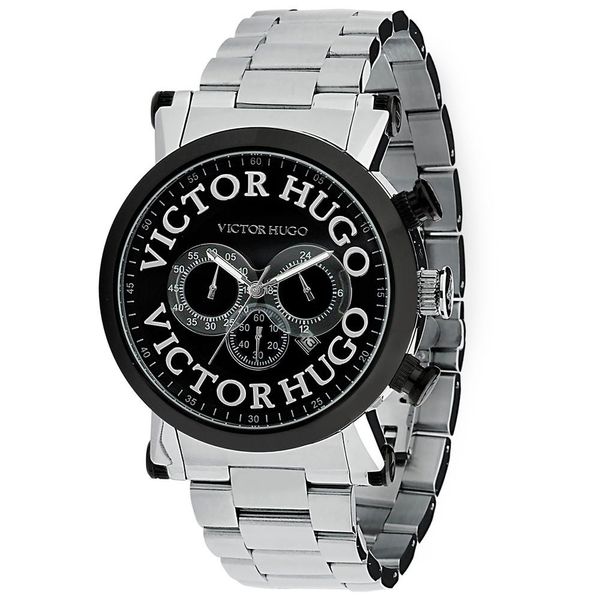 Relógio Feminino Analógico Victor Hugo 10089GSST/02M Preto