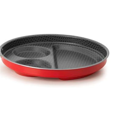 Frigideira Multiflon Breakfast Antiaderente Ultra 7 com Tampa 27 cm Vermelho