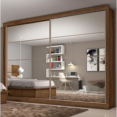 Guarda-Roupa Made Marcs Sevilha com 2 Portas, 6 Gavetas Brauna