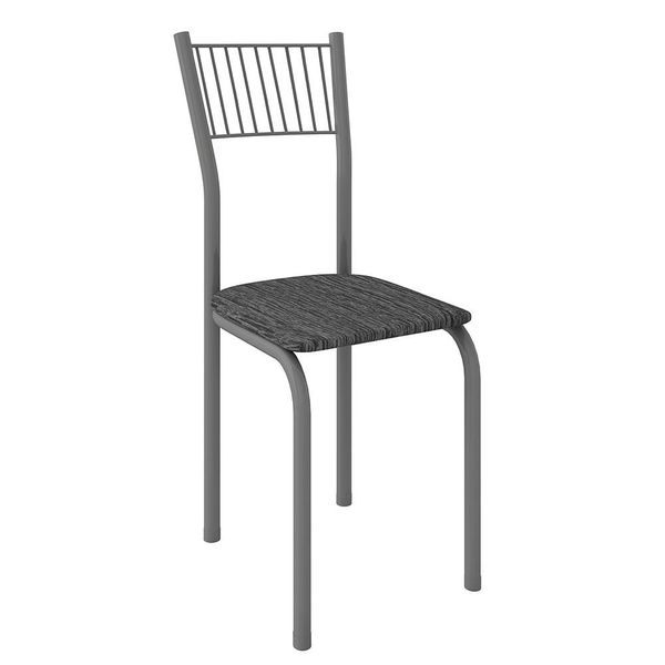 Cadeira Fabone Sergipe New Cinza com Rajado Cadeira Fabone Sergipe New Cinza com Rajado