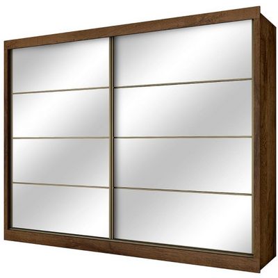 Guarda-Roupa Made Marcs Sevilha com 2 Portas, 6 Gavetas Brauna