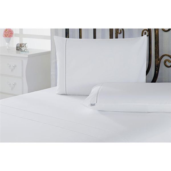 Jogo de Cama Casal Plumasul Classic 230 Fios com 4 Peças Branco