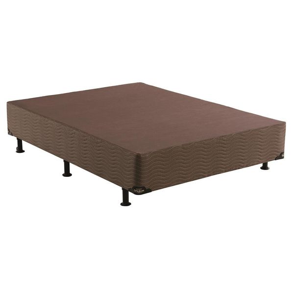 Base Box para Colchão Casal Ortobom Magnyfic 28x138x188 cm Marrom
