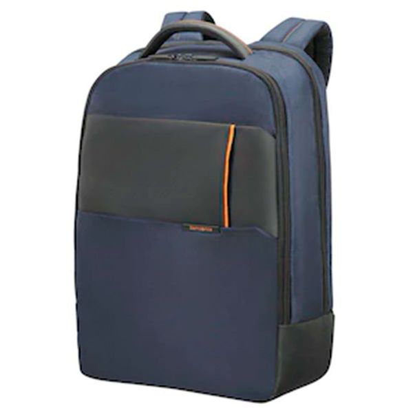 Mochila Samsonite Qibyte em Poliéster com Compartimento para Notebook Azul Mochila Samsonite Qibyte em Poliéster com Compartimento para Notebook Azul