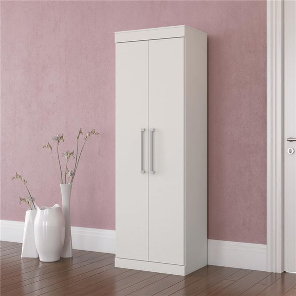 Armário Multiuso Santos Andirá Star com 2 Portas Branco Armário Multiuso Santos Andirá Star com 2 Portas Branco