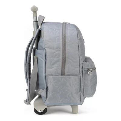 Kit Mochila Juvenil Da Barbie Com Estojo Cinza - Luxcel