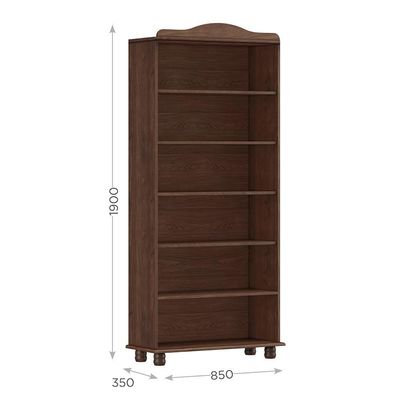 Estante Livreiro Madeira Maciça 85 Cm 8964 Cafe Milani Store Cafe