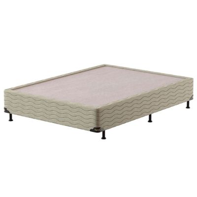 Base Box para Colchão de Casal Probel Fort Comfort 38x138x188 cm Bege
