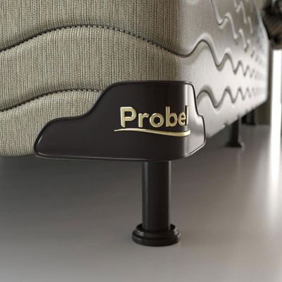 Base Box para Colchão de Casal Probel Fort Comfort 38x138x188 cm Bege
