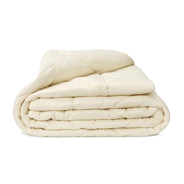 Edredom Queen Plumasul em Microfibra Poliéster 300 Fios 240 x 260 cm Bege