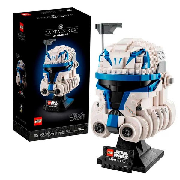 LEGO Star Wars: Capacete do Capitão Rex 75349 - 854 Peças Branco com Azul
