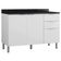 Cozinha Compacta Rubi com 5 Portas 3 Gavetas Bartira Branco