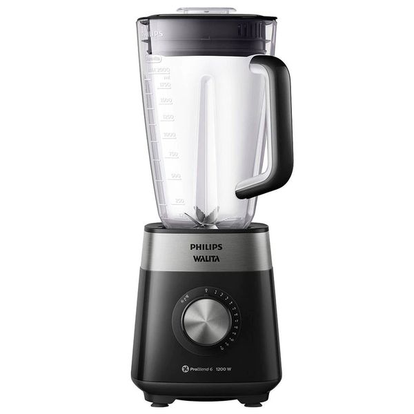 Liquidificador Philips Walita RI2242 1200W com 12 Velocidades Preto / 220V