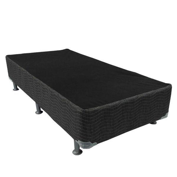 Base Box para Colchão de Solteiro Ortobom Evidence 40x88x188 cm Cinza