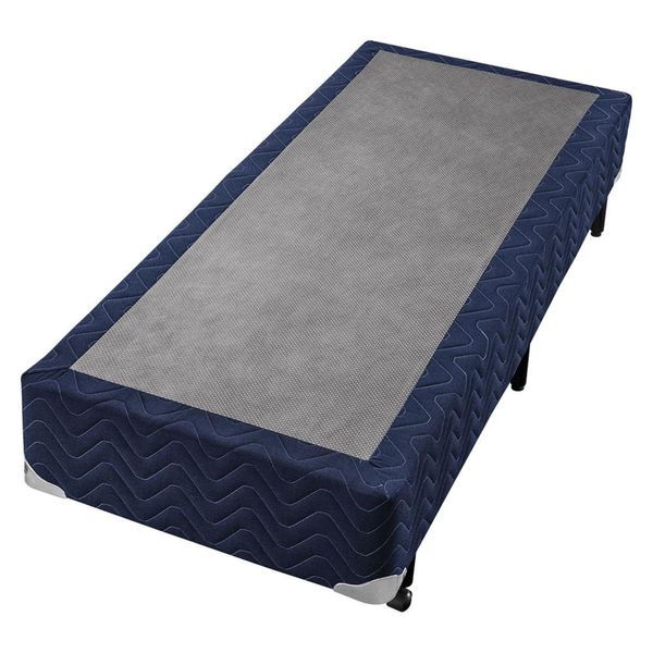 Base Box para Colchão Solteiro AmericanFlex Nero Gel 24x88x188 cm Azul