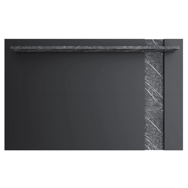 Painel Extensível Colibri Leme para TV de até 70 Preto Fosco com Grigio Painel Extensível Colibri Leme para TV de até 70 Preto Fosco com Grigio