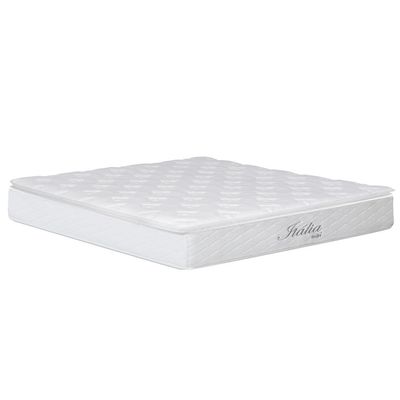Colchão Casal Itália com Pillow Top e Molas Ensacadas 26x138x188cm Umaflex Branco
