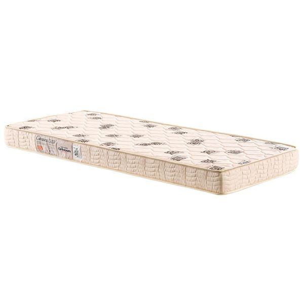 Colchão Solteiro Cannes Espuma D23 14x78x188 cm Ortobom Bege com Marrom