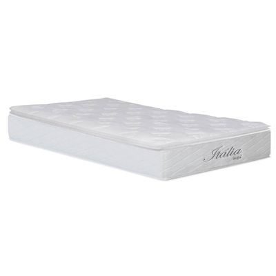Colchão para Cama Solteiro Itália Pillow Top e Molas Ensacadas 26 x 88 x 188 cm Umaflex Branco