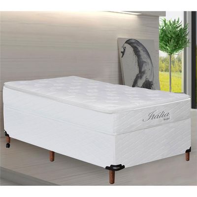 Colchão para Cama Solteiro Itália Pillow Top e Molas Ensacadas 26 x 88 x 188 cm Umaflex Branco
