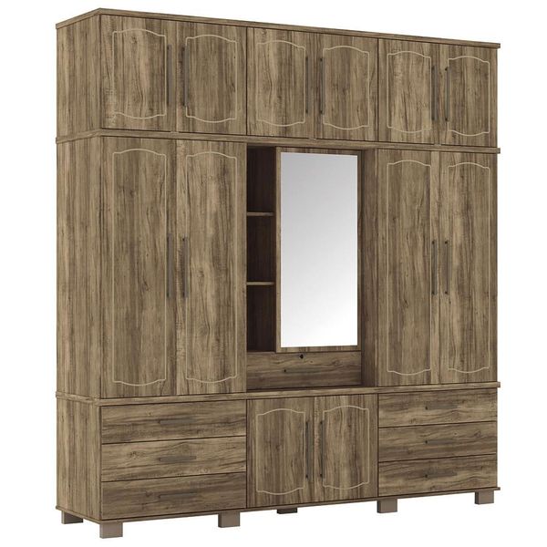 Guarda-Roupa Santos Andirá Capelinha Londres com 13 Portas e 7 Gavetas Atacama Guarda-Roupa Santos Andirá Capelinha Londres com 13 Portas e 7 Gavetas Atacama