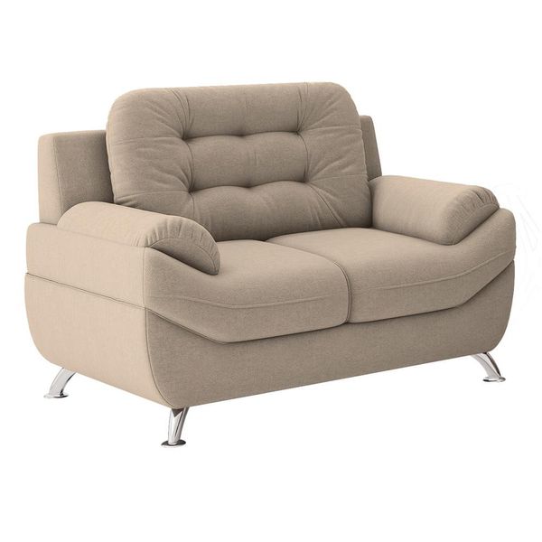 Sofá 2 Lugares Linoforte em Tecido Suede 150 cm de largura Mercury Areia Sofá 2 Lugares Linoforte em Tecido Suede 150 cm de largura Mercury Areia