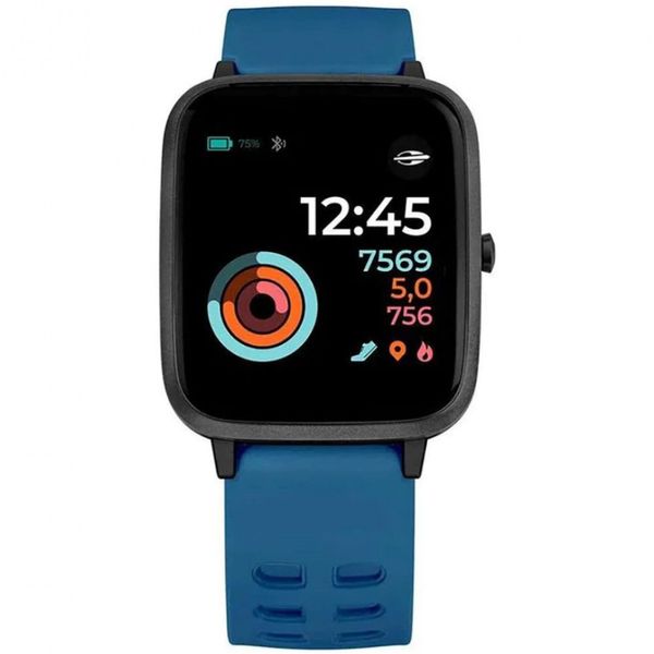 Smartwatch Mormaii Life MOLIFEAJ/8A Masculino com Sensor de Frequência Cardíaca, Notificações de Ligação Preto/Azul Smartwatch Mormaii Life MOLIFEAJ/8A Masculino com Sensor de Frequência Cardíaca, Notificações de Ligação Preto/Azul