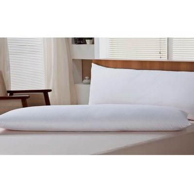 Travesseiro Penas de Ganso Plumasul Body 150x50 cm Branco