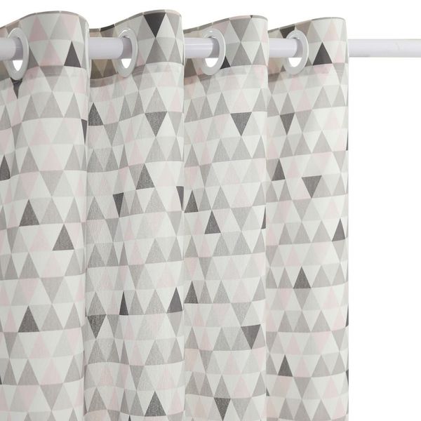 Cortina Santista Londres 180 x 280 cm (AxL) Lilo Estampada Natural