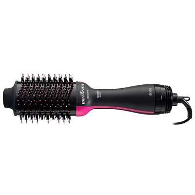 Escova Secadora Britânia BEC02PR Cabo Giratório Bivolt 1300W Preto e Rosa
