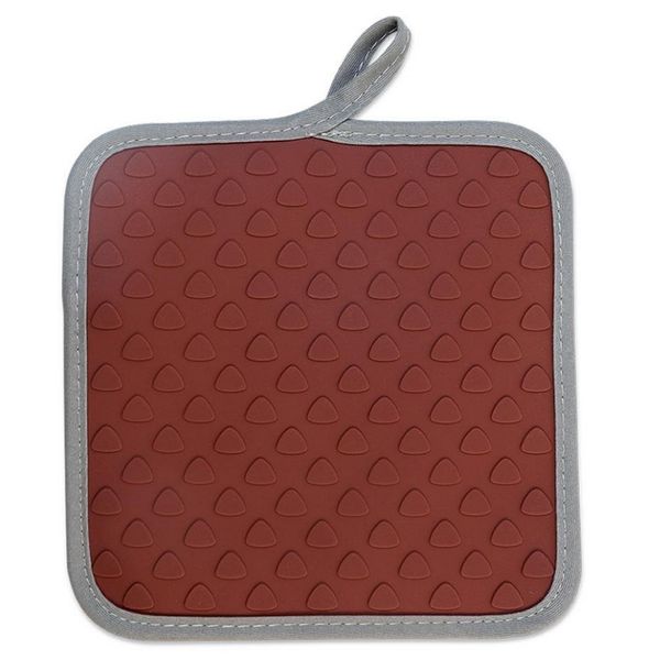 Apoio para Panela sem Luva Brinox Glacê Silicone Chocolate Apoio para Panela sem Luva Brinox Glacê Silicone Chocolate