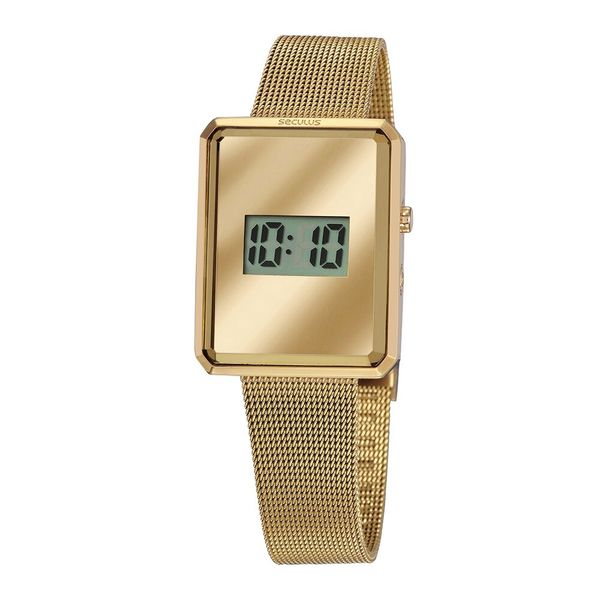Relógio Feminino Digital Seculus 77061LPSVDS5 Dourado