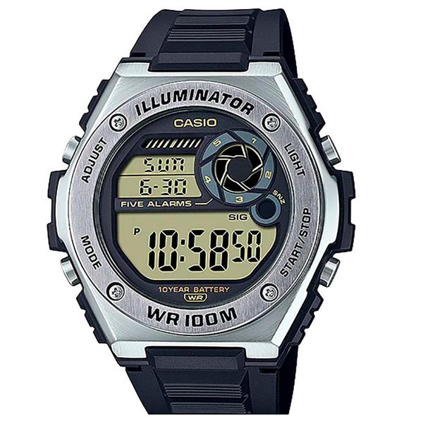 Relógio Unissex Digital Casio MWD100H9AVDF Preto
