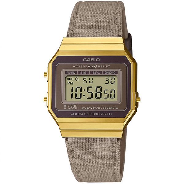 Relógio Unissex Digital Vintage A700WEGL5AEF Casio Marrom
