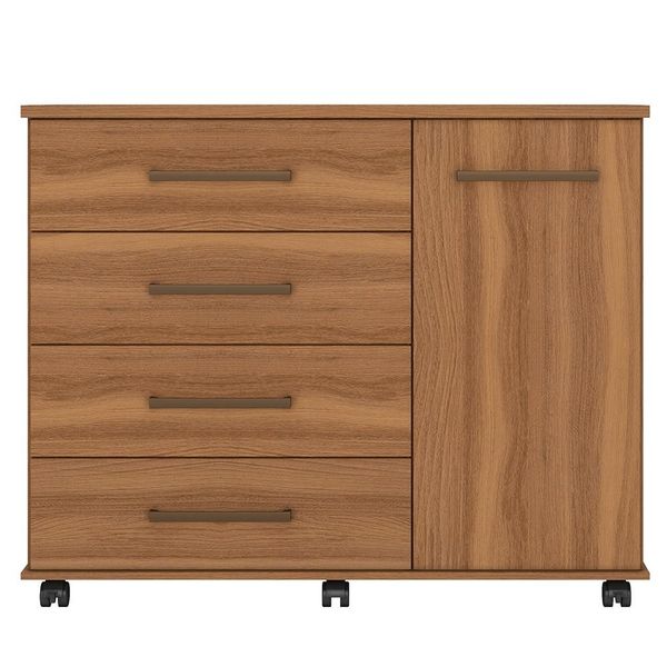 Cômoda Flora com 4 Gavetas e 1 Porta Demóbile Amendola Cômoda Flora com 4 Gavetas e 1 Porta Demóbile Amendola