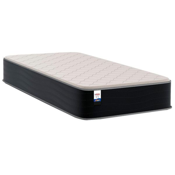 Colchão Solteiro Flex Sleepy Neo D26 com Pillow In e Molas Bonnell 22x88x188 cm Preto Colchão Solteiro Flex Sleepy Neo D26 com Pillow In e Molas Bonnell 22x88x188 cm Preto