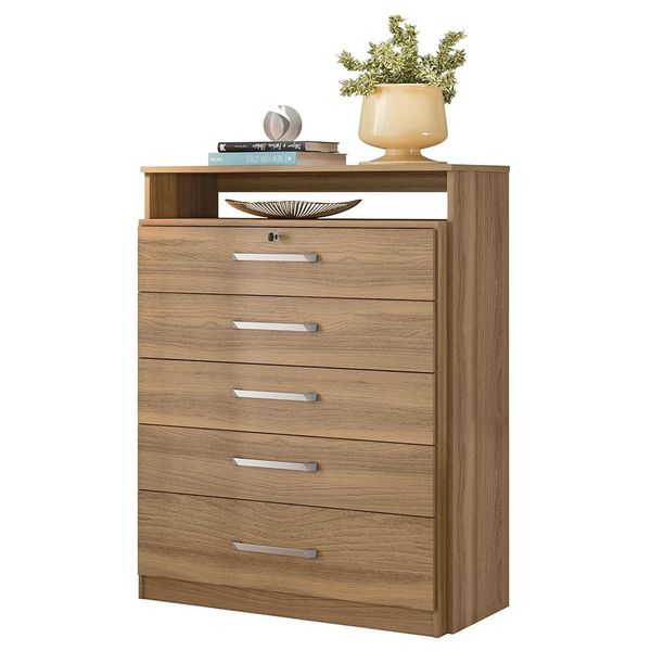 Cômoda Demóbile Triunfo com 5 Gavetas Amendola Touch Cômoda Demóbile Triunfo com 5 Gavetas Amendola Touch