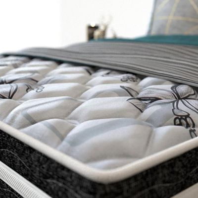 Cama Box de Solteiro Probel Guarda Costas Premium Multi Firme Espuma D20 e 28 60x88x188cm Branco e Preto