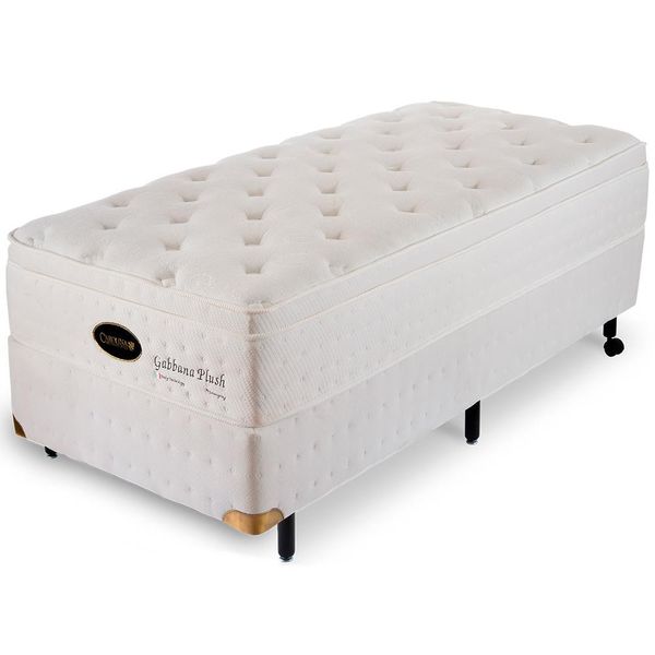 Cama Box Solteirão Apolo Spuma Carolina Mattress Gabanna Plush Dormire com Molas Ensacadas e Pillow In 68x96x203cm Branco Cama Box Solteirão Apolo Spuma Carolina Mattress Gabanna Plush Dormire com Molas Ensacadas e Pillow In 68x96x203cm Branco