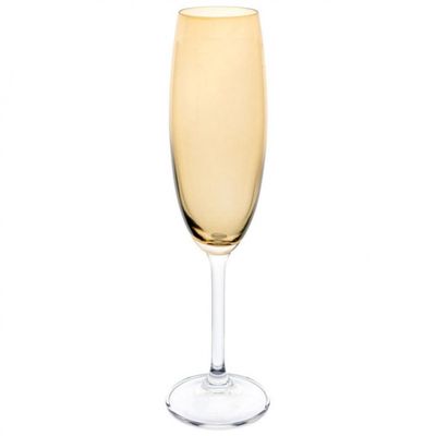 Conjunto de Taças para Champanhe Bohemia Gastro 220ml 6 Peças Amarelo