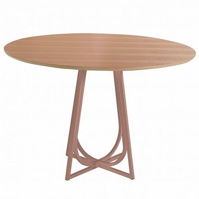 Mesa de Jantar Meriti 75x110 cm Herval Jequitiba com Chocolate