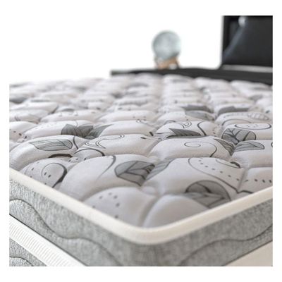 Cama Box Conjugada de Solteiro PROdormir, Advanced com Cama Auxiliar Probel Branco com Cinza