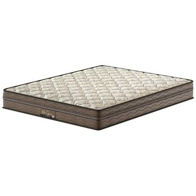 Colchão Queen Size Probel Oregon com Euro Pillow e Molas Prolastic 24x158x198 cm Bege com Marrom