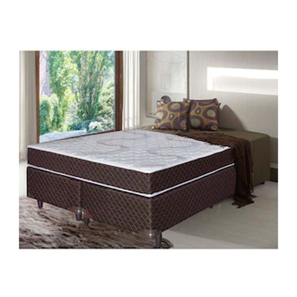 Colchão Queen Size Umaflex Orleans com Molas Ensacadas 20x158x198cm Marrom com Branco Colchão Queen Size Umaflex Orleans com Molas Ensacadas 20x158x198cm Marrom com Branco