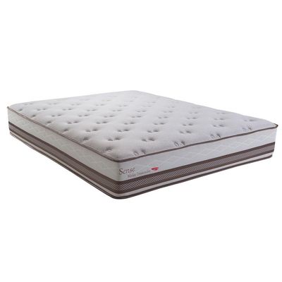 Colchão Queen Size Sense com Molas Ensacadas 30x158x198cm Herval Bege