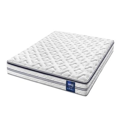 Colchão King Size AmericanFlex Topázio Gel com Pillow Top e Molas Ensacadas 30x193x203cm Branco