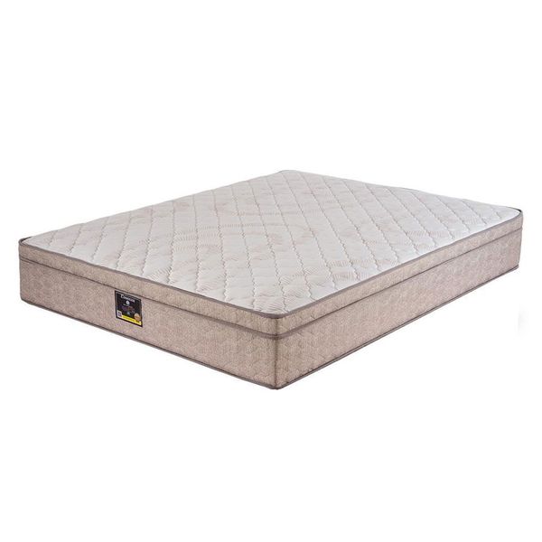Colchão King Size Essenza Extra firme com Pillow Inn e Molas Ensacadas 32x193x203 cm Apolo Spuma Palha com Marrom Colchão King Size Essenza Extra firme com Pillow Inn e Molas Ensacadas 32x193x203 cm Apolo Spuma Palha com Marrom