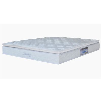 Colchão King Size Umaflex Itália com Molas Ensacadas e Pillow Top 26x193x203 cm Branco