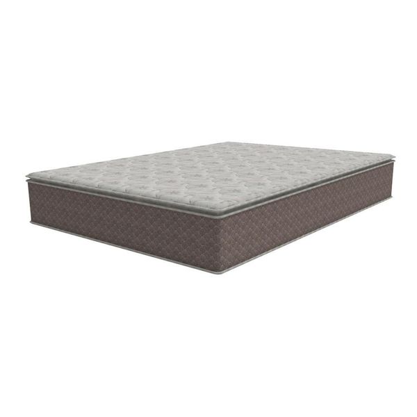 Colchão Queen Size Berlim com Pillow Top e Molas Ensacadas 30x158x198 cm Umaflex Marrom