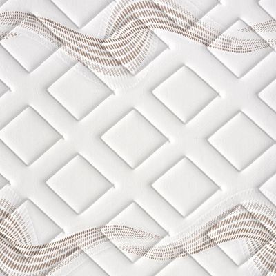 Colchão King Size Probel Century D28 com Molas Pocket e Pillow Euro 32x193x203cm Branco com Marrom